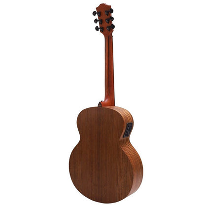 Bromo BAT8MEBK – Chitară electro-acustică mini jumbo, 6 corzi, cu husă