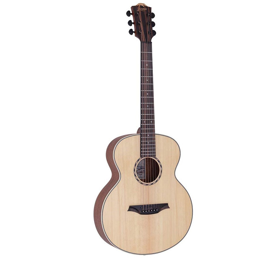 Bromo BAA8S – Chitară acustică mini jumbo, 6 corzi, cu husă