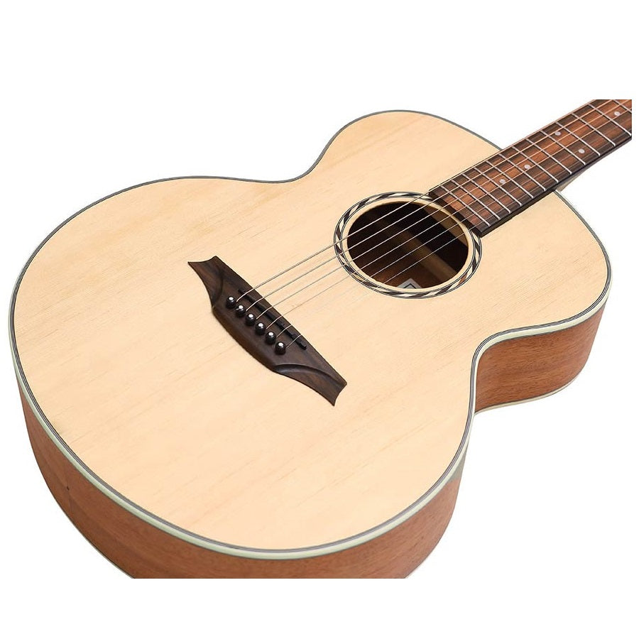 Bromo BAA8S – Chitară acustică mini jumbo, 6 corzi, cu husă