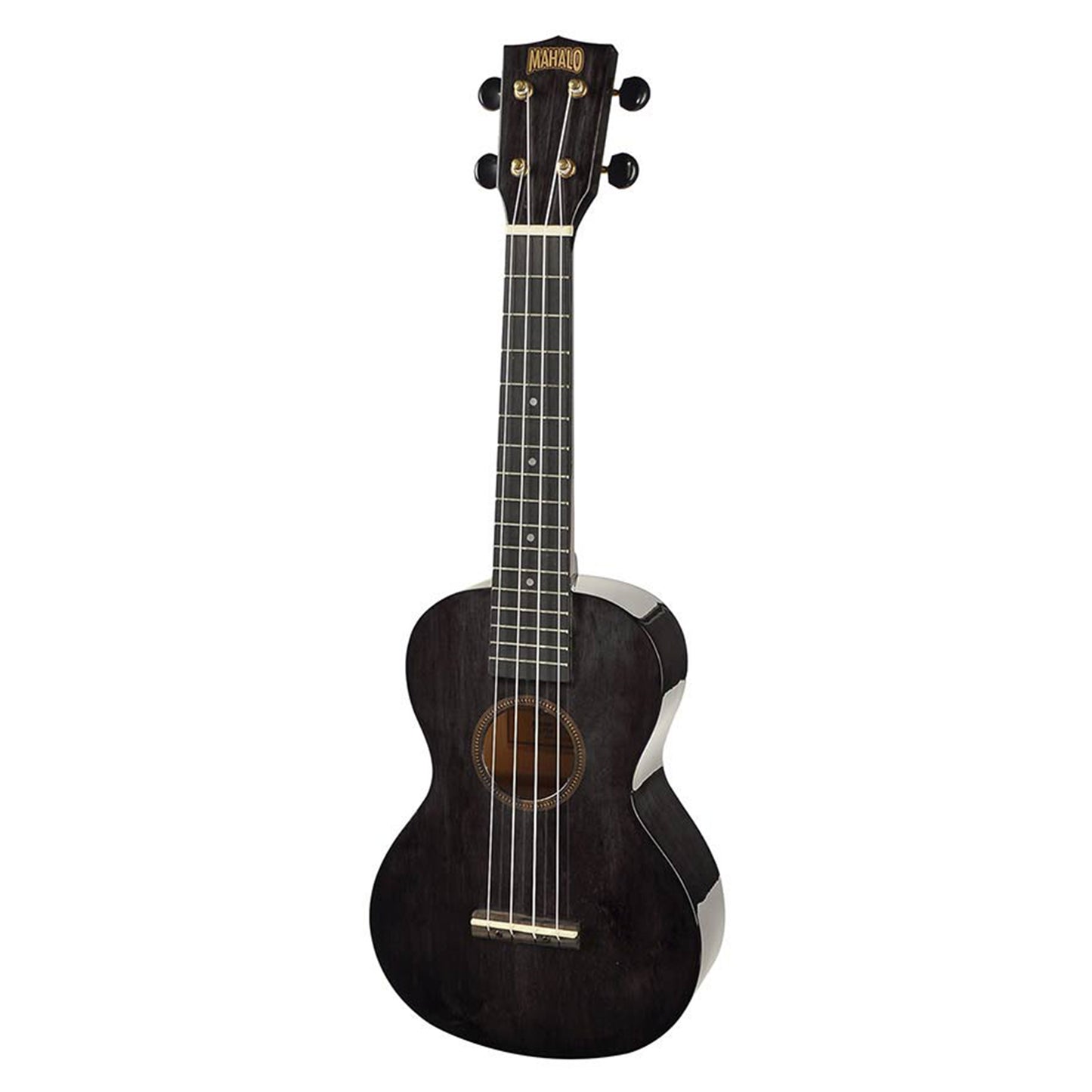 Mahalo MH2LTBK – Set ukulele concert stângaci, finisaj negru transparent, cu husă
