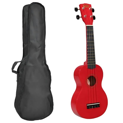 Korala UKS30RD – Set ukulele sopran, 4 corzi, cu husă