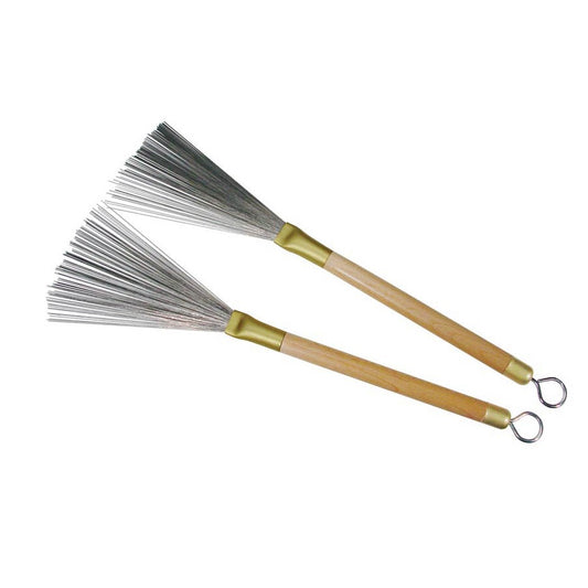 Hayman PA53 Perii de tobe retractabile, sârmă metalică, mâner din lemn
