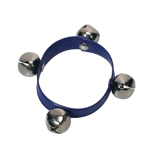 Hayman HB30 Clopoței tip brățară, 4 clopoței de 27 mm, bandă din nylon negru