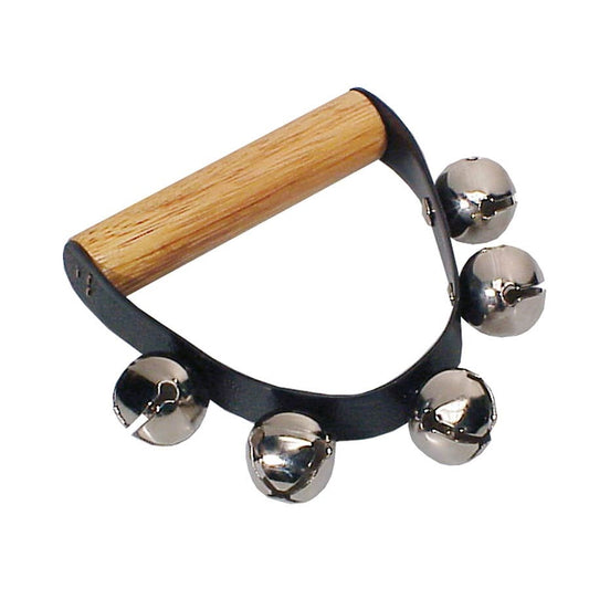 Hayman HB60 – Clopoței de mână, mâner ergonomic, 5 clopoței (27 mm)