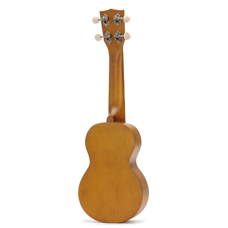 Mahalo MK1TBR – Set ukulele sopran Kahiko Series, maro transparent, cu husă și 3 pene