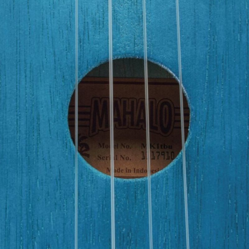 Mahalo MK1TBU Pro – Set ukulele sopran, albastru transparent, cu accesorii complete