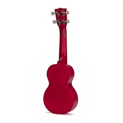 Mahalo MK1TRD – Set ukulele sopran Kahiko Series, roșu transparent, cu husă și 3 pene