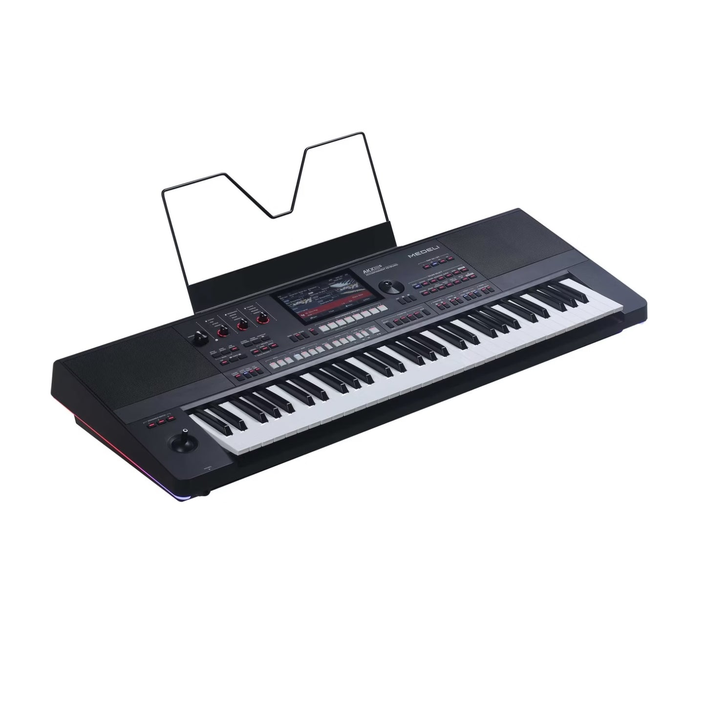 Medeli AKX10S – Aranjor profesional, ecran tactil 7”, 1133 sunete, 300 stiluri, Bluetooth MIDI & Audio, memorie sampler 768 MB