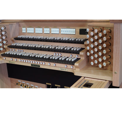 Viscount Opera 450 – Orga de biserică digitală cu trei claviaturi, pedalier cu 32 de note, 54 registre + 7 voci orchestrale, Physis Plus