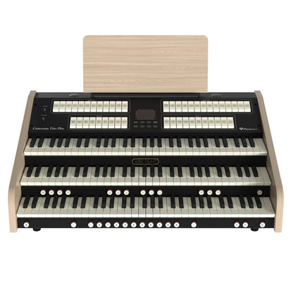 Viscount Cantorum Trio Plus – Orga de biserică digitală cu trei claviaturi, Physis Plus, 46 de registre, 4 voci orchestrale