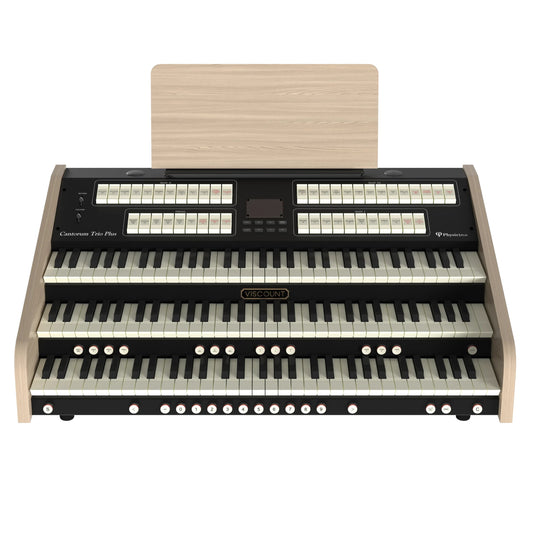 Viscount Cantorum Trio Plus – Orga de biserică digitală cu trei claviaturi, Physis Plus, 46 de registre, 4 voci orchestrale