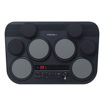 Medeli DD225 Set tobe electronice de masă cu 8 pad-uri sensibile la atingere, 2 pedale, bețe incluse
