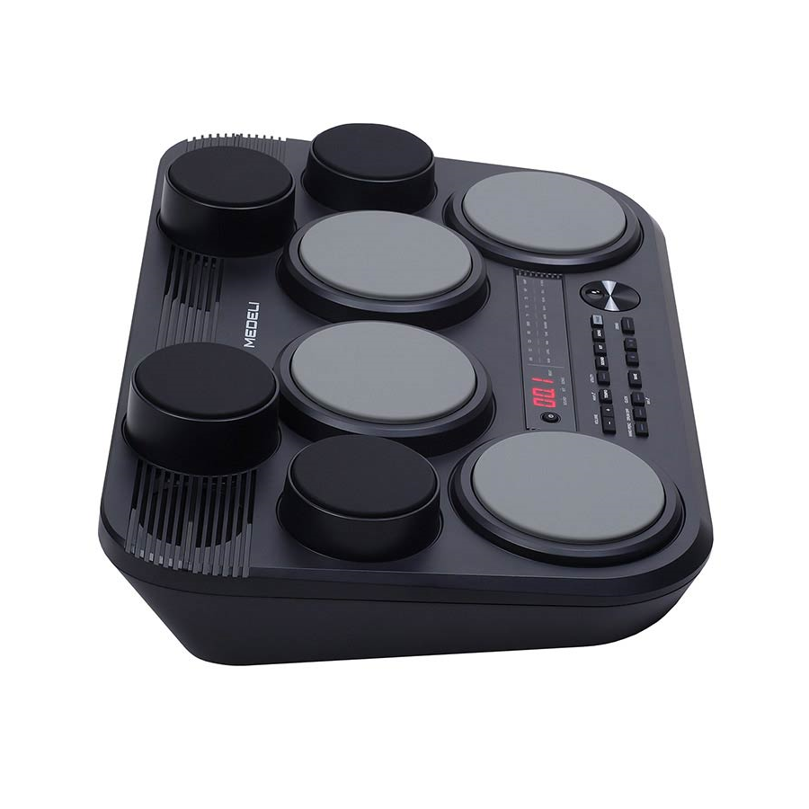 Medeli DD225 Set tobe electronice de masă cu 8 pad-uri sensibile la atingere, 2 pedale, bețe incluse