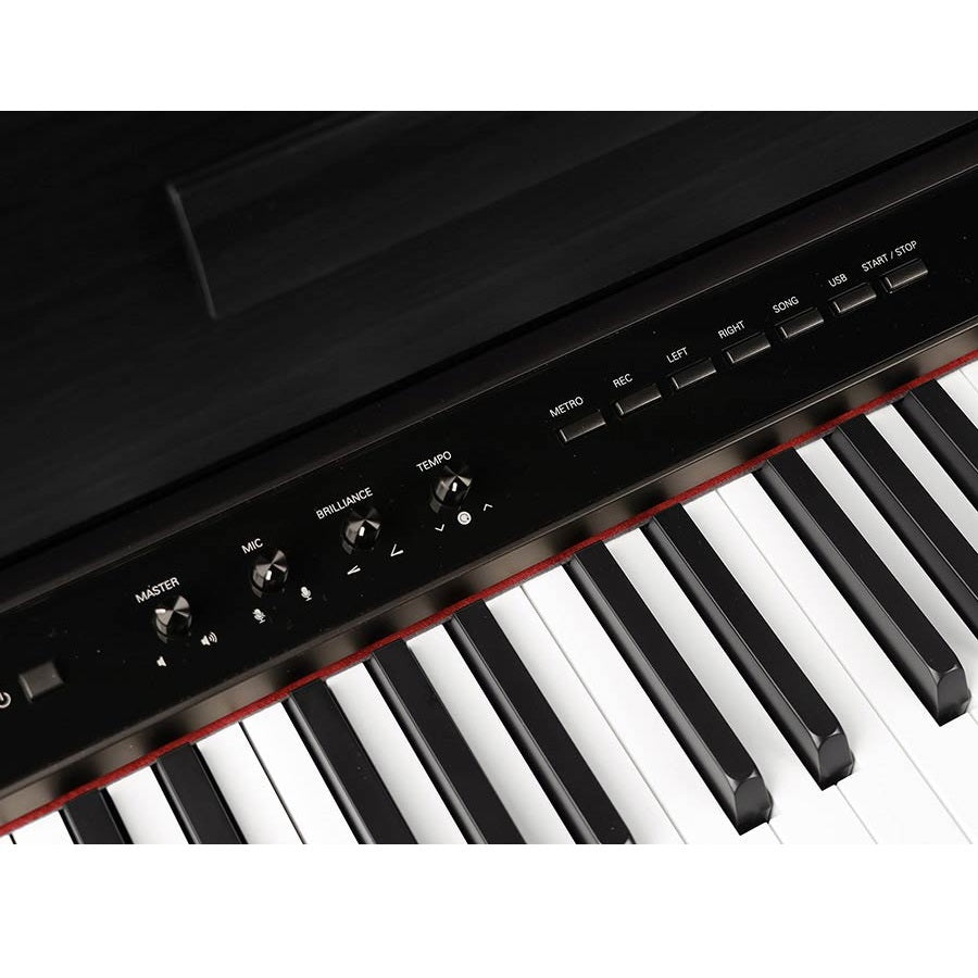 Medeli DP650KBK Pian digital, 88 clape grele (K8), Forte Series, Negru satinat