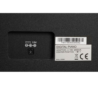 Medeli DP650KBK Pian digital, 88 clape grele (K8), Forte Series, Negru satinat