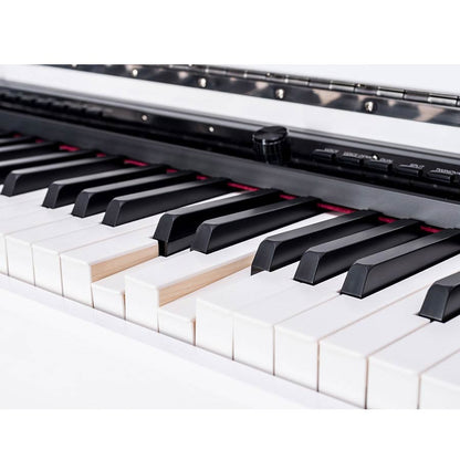 Medeli DP650KWGW Pian digital profesional, claviatură din lemn (G3PW), Glossy White