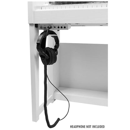 Medeli DP650KWGW Pian digital profesional, claviatură din lemn (G3PW), Glossy White