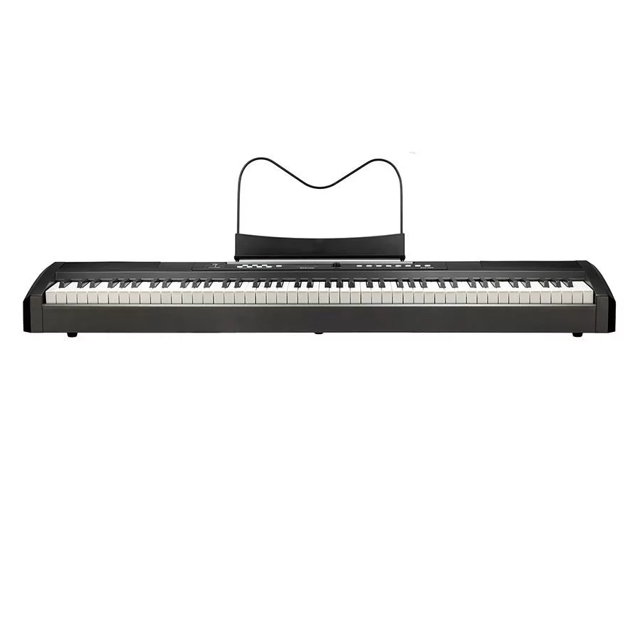 Boston DSP388BK – Pian digital de scenă, 88 clape hammer action, 8 voci, USB/MIDI, 2x10W, negru