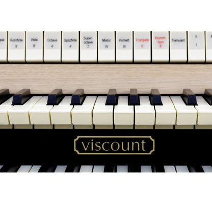 Viscount Domus 4 – Orga de biserică digitală cu 2 claviaturi, pedalier cu 32 de note, 32 de registre + 3 voci orchestrale