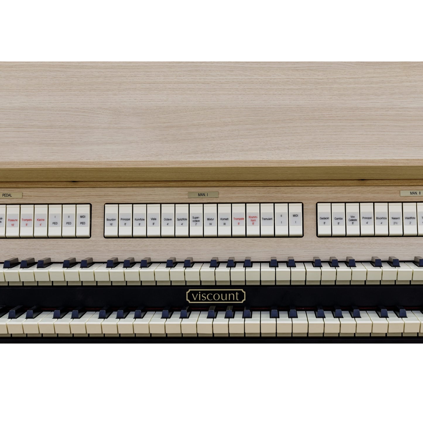 Viscount Domus 4 – Orga de biserică digitală cu 2 claviaturi, pedalier cu 32 de note, 32 de registre + 3 voci orchestrale