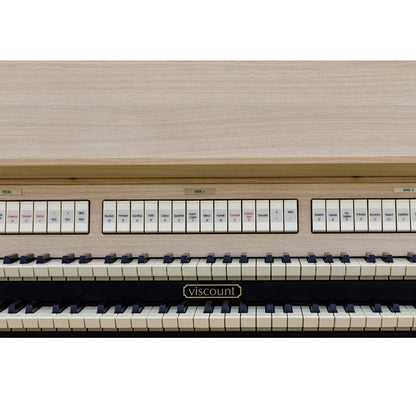 Viscount Domus 4 – Orga de biserică digitală cu 2 claviaturi, pedalier cu 32 de note, 32 de registre + 3 voci orchestrale