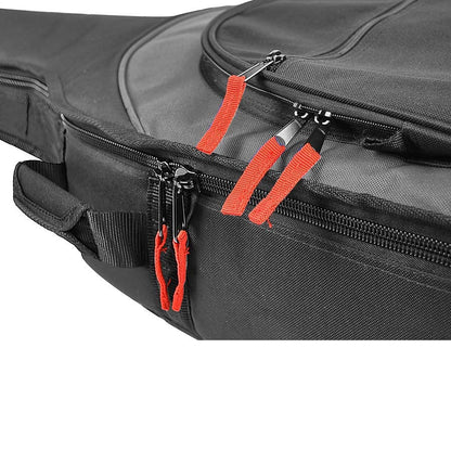 Boston E25BG Husă Super Packer pentru chitară electrică, căptușeală 25 mm, negru/gri