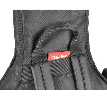 Boston E25BG Husă Super Packer pentru chitară electrică, căptușeală 25 mm, negru/gri