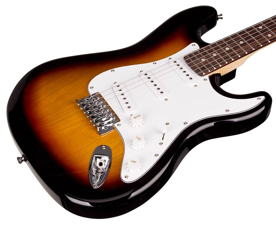 SX ED13TS Chitară electrică Stratocaster, sunburst