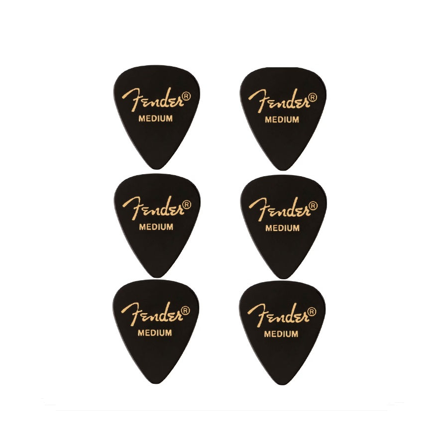 Fender 351 (1980351806) – Set de pene de chitară Premium Shape, 6 bucăți, Medium