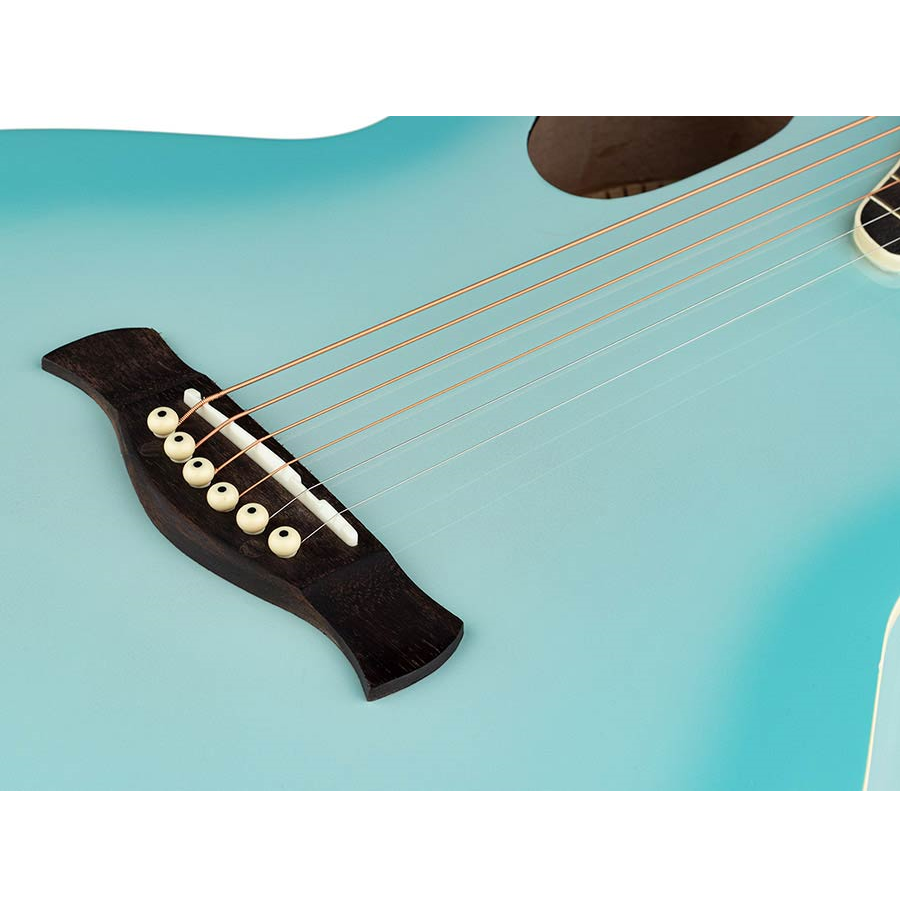 Nashville GOF105SBU Chitară acustică cu gaură de rezonanță offset, Sky Blue Burst