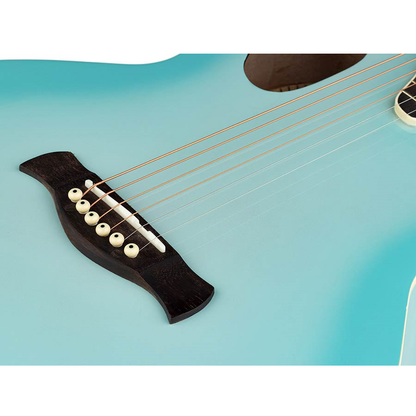 Nashville GOF105SBU Chitară acustică cu gaură de rezonanță offset, Sky Blue Burst