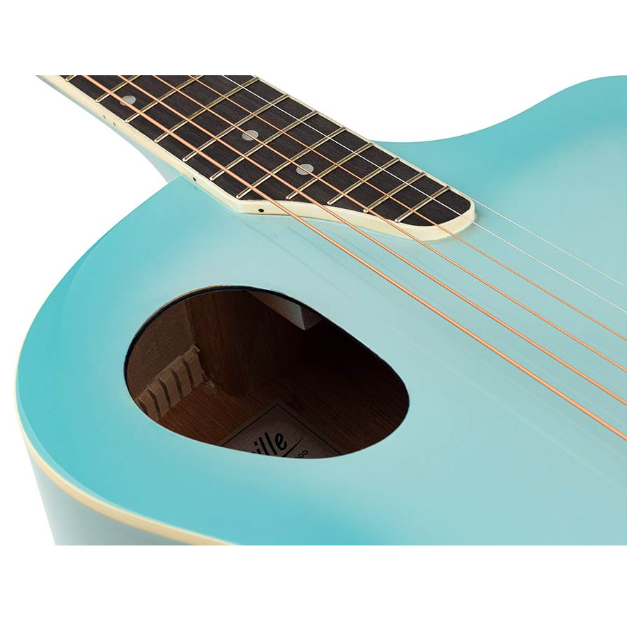 Nashville GOF105SBU Chitară acustică cu gaură de rezonanță offset, Sky Blue Burst