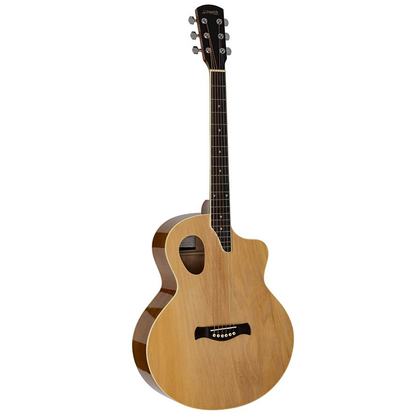 Nashville GOF110NT Chitară acustică cu gaură de rezonanță offset, natur lucios