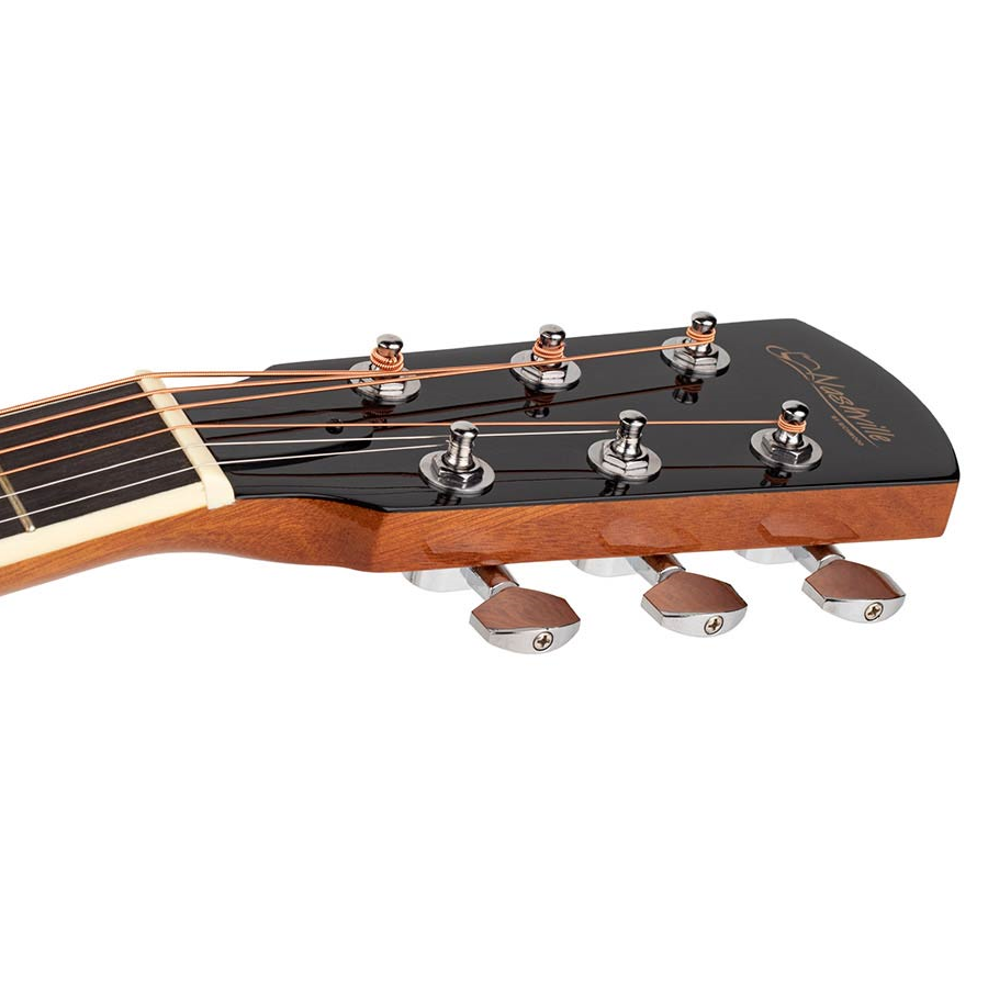 Nashville GOF110NT Chitară acustică cu gaură de rezonanță offset, natur lucios