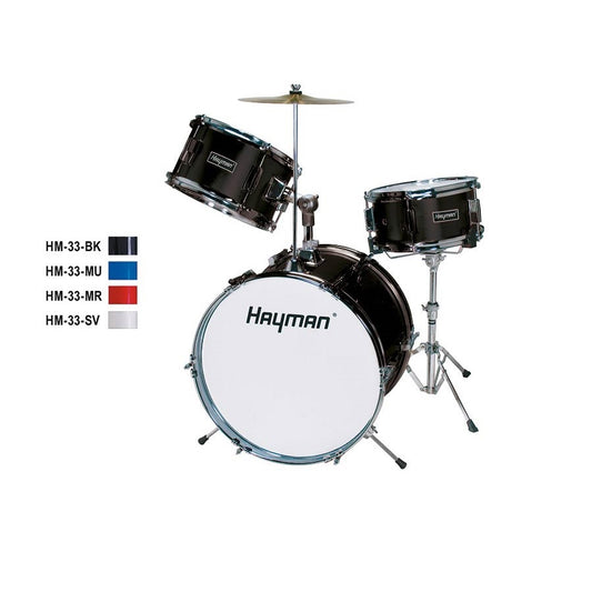 Hayman HM33BK Set tobe acustice copii 4-7 ani, negru