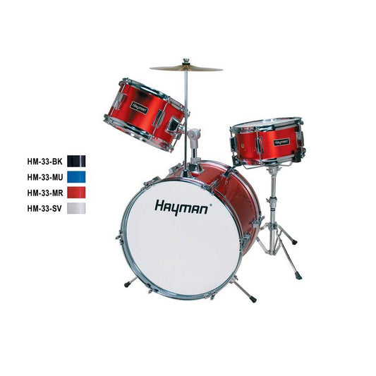 Hayman HM33MR Set tobe acustice copii 4-7 ani, roșu