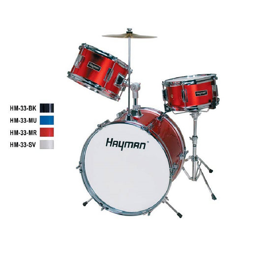 Hayman HM33MR Set tobe acustice copii 4-7 ani, roșu