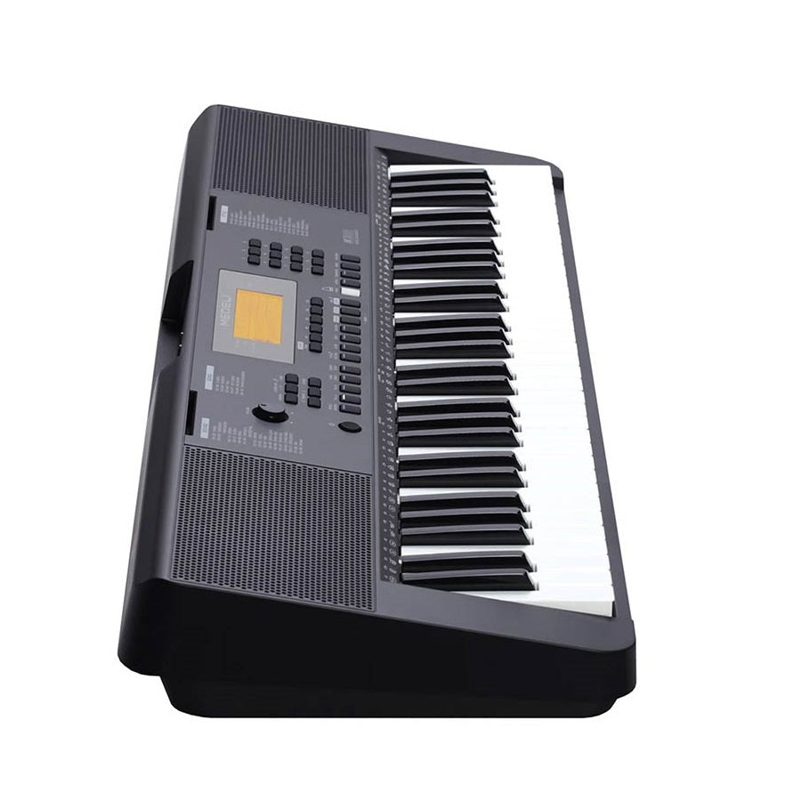 Set orgă Medeli IK200 cu căști, scaun și stativ, 61 clape dinamice, 585 tonuri, 202 ritmuri, USB-MIDI, intrare microfon