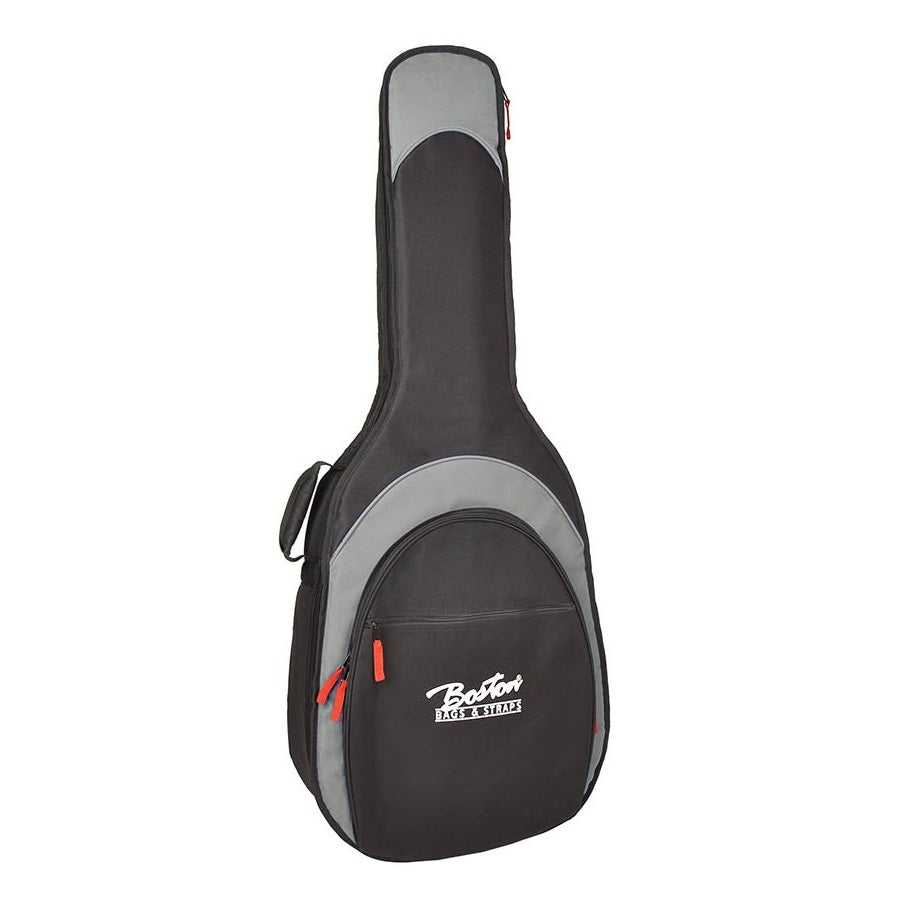 Boston K15BG Husă Super Packer pentru chitară clasică, căptușeală 15 mm, negru/gri