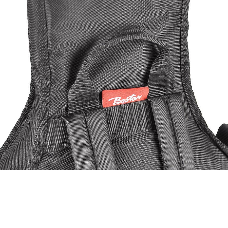 Boston K15BG Husă Super Packer pentru chitară clasică, căptușeală 15 mm, negru/gri