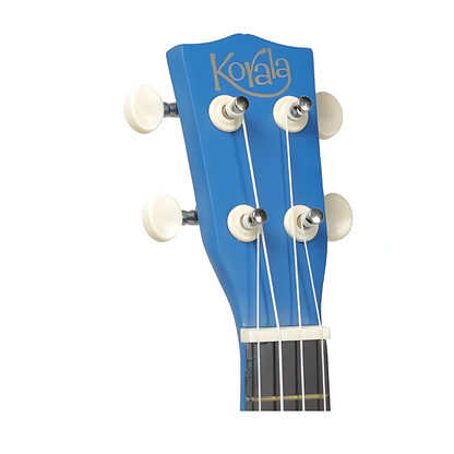 Korala UKS15BU – Set ukulele sopran, 3 pene, albastru mat (fără husă)
