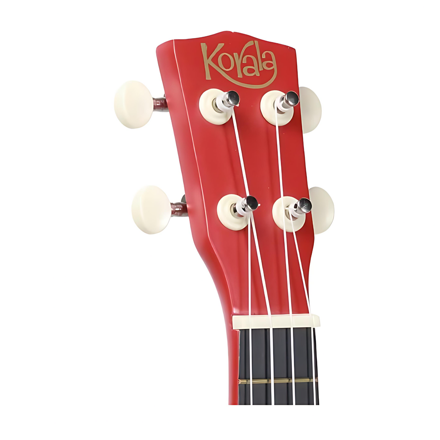 Korala UKS15RD – Set ukulele sopran, 3 pene, roșu mat (fără husă)