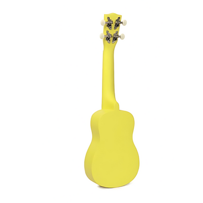 Korala UKS15YE – Set ukulele sopran, 3 pene, galben mat (fără husă)