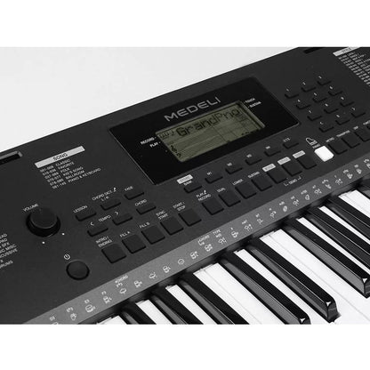 Medeli MK100 Orgă electronică, 61 clape dinamice, 480 tonuri, USB-MIDI