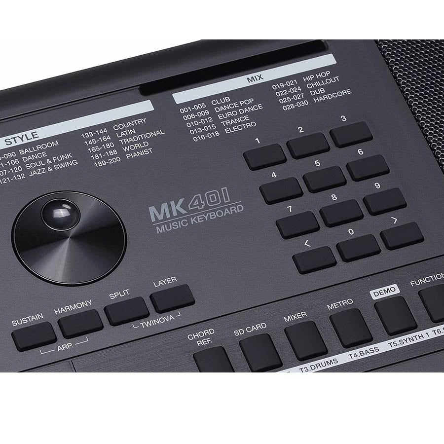 Medeli MK401 Set orgă cu căști, scaun și stativ, 61 clape dinamice, 600 sunete