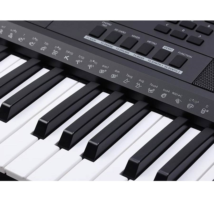 Medeli MK401 Set orgă cu căști, scaun și stativ, 61 clape dinamice, 600 sunete