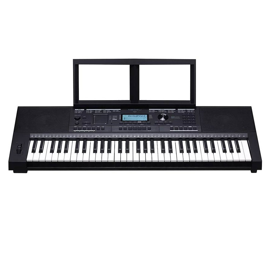 Medeli MK401 Set orgă cu căști, scaun și stativ, 61 clape dinamice, 600 sunete
