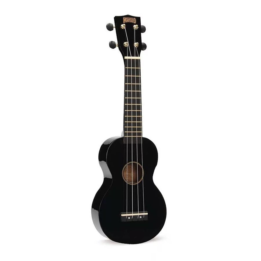 Mahalo MR1BK Ukulele sopran, negru lucios, husă inclusă