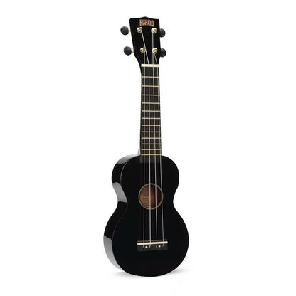 Mahalo MR1BK Ukulele sopran, negru lucios, husă inclusă