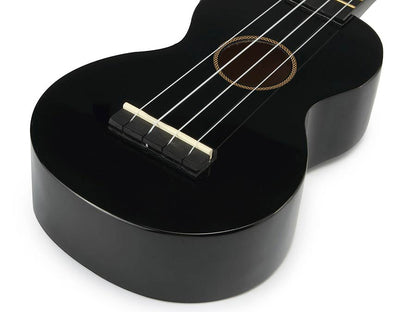 Mahalo MR1BK Ukulele sopran, negru lucios, husă inclusă